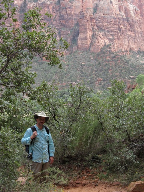 Kevin on the Emerald Pools Trail